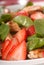 Spinach and strawberry salad