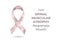 Spinal muscular atrophy awareness month ribbon web