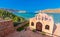 Spinalonga behind a church