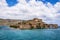 Spinalonga venetian fortress leper colony landscape from plaka