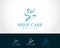 spine care logo creative clinic bone medical massage