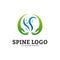 Spine Care logo design concept vector. Chiropractic logo template. Medical Spine Logo vector