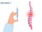 Spine joint injection