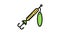 spinner fishing accessory color icon animation