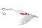 Spinner, lure for predator fishing, shot on white