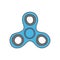 Spinner. A modern rotating toy object. Vector illustration for y