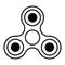 spinner. Modern toy. Logo