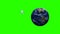 Spinning Astronaut and Rotating earth on Green screen Background . Seamless Looping 3D Animation - Spinning Astronaut In Open