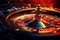 Spinning Casino roulette background. Generate Ai