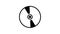 Spinning CD or DVD disc icon element animation.