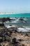 Spinning fisherman in Corralejo on Fuerteventura,