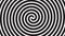 A spinning hypnotic abstract spiral loop