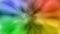 Spinning rainbow collored cloud mass background in seamless loop