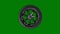 Spinning Wheel High Quality green screen