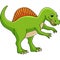 Spinosaurus Dinosaur Cartoon Colored Clipart
