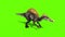 Spinosaurus Walkcycle Dinosaurs Green Sceen 3D Rendering Animation