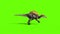 Spinosaurus Walkcycle Dinosaurs Side Green Sceen 3D Rendering Animation