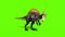 Spinosaurus Walks Dinosaurs Green Sceen 3D Rendering Animation