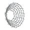 Spiral barbed wire side view 3D