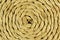 Spiral craftwork with bamboo fibers close up texture