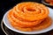 Spiral delight Indian Sweet Food Jalebi, a symbol of festivity