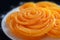 Spiral delight Indian Sweet Food Jalebi, a symbol of festivity