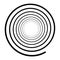 Spiral design element. Swirl, twirl, vortex, vertigo icon and symbol