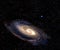 Spiral galaxy in deep space.