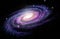 Spiral Galaxy in deep spcae,