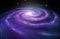 Spiral Galaxy in deep spcae,