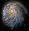 Spiral Galaxy NGC 2276 in constellation Cepheus