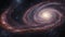 spiral galaxy in space 15 A celestial view of the starfield and galaxy in outer space.