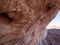 Spiral Hill natural formation detail at Timna Park, Israel