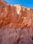 Spiral Hill natural formation detail at Timna Park, Israel