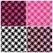 Spiral Houndstooth Pattern