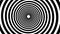 Spiral hypnotic animation. Black and white looping.