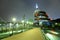 Spiral Lookout Tower of Tai Po Waterfront Park in Hong Kong