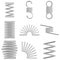 Spiral metal springs