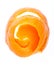 Spiral orange peel