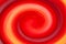 Spiral red abstract pattern. Dynamic vortex shape background