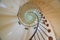 Spiral staircase in AmÃ©dÃ©e Lighthouse, NoumÃ©a, New Caledonia