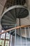 Spiral staircase, forged, cast iron, iron, metal spiral staircase