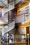 Spiral staircase at the Law Library in the Iowa State Capitol