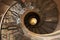 Spiral Staircase in the Melk Abbey in Austria.