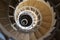 Spiral staircase at Minaret lookout tower, Lednice Valtice, Czech Republic