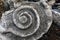 Spiral stone carving
