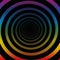 Spiral Tunnel Rainbow Colors Three Dimensional