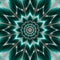 Spiral twist dark teal vibrant psychedelic background fractal mandala