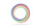 Spiral waves colors palette logo