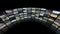 Spiraling Video Wall 360 Down Then Zoom In (black)